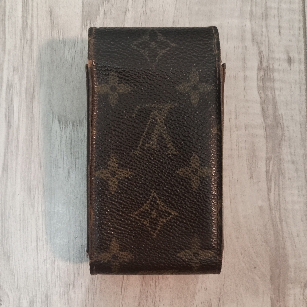 LOUIS VUITTON Monogram Etui Cigarette case pouch MonogramCanvas Brown - Picture 2 of 9